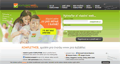 Desktop Screenshot of kompletweb.cz